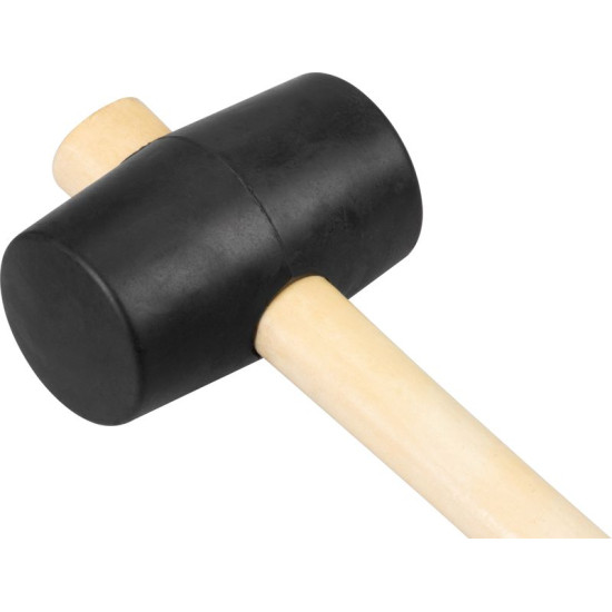 Резиновый молоток Strend Pro Premium HM226 340 г, деревянная ручка Резиновый молоток Strend Pro Premium HM226 340 г, деревянная ручка