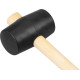 Резиновый молоток Strend Pro Premium HM226 340 г, деревянная ручка Резиновый молоток Strend Pro Premium HM226 340 г, деревянная ручка