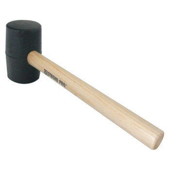 Rubber hammer Strend Pro Premium HM226 680 g, wooden handle