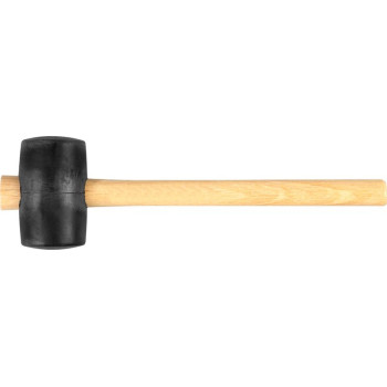Hammer Strend Pro 340 g, rubber, Blackhead, wooden handle