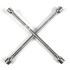 Cross wheel spanner, folding Strend Pro, 17x19x21x23mm