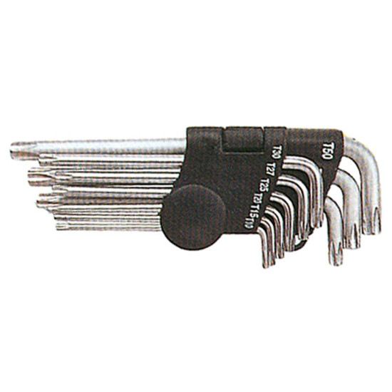 TORX keys set 9pcs Strend Pro, T10-T50mm TORX keys set 9pcs Strend Pro, T10-T50mm
