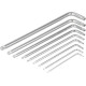 Strend Pro HK7008 mutrivõtmete komplekt, 9 osa, T10-T50, Torx, Cr-V, pesa