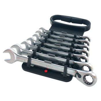 Ratchet spanner set 7pcs Honiton