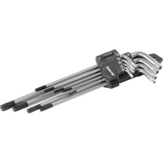 TORX keys set 9 pcs, Strend Pro, T10-T50mm TORX keys set 9 pcs, Strend Pro, T10-T50mm