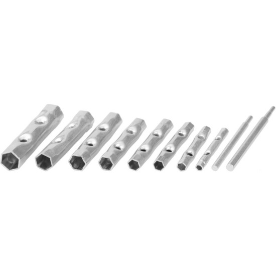 Tubular spanner set 10pcs Strend Pro, 6-22mm, CrV, Tubular spanner set 10pcs Strend Pro, 6-22mm, CrV,