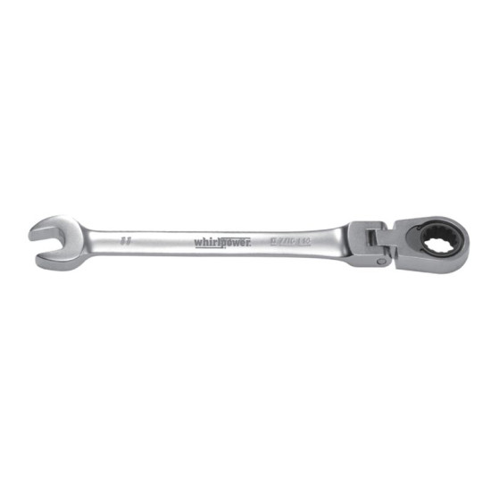 Flexible gear wrenches Whirlpower 12, Cr-v, 72 teeth