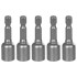 Head with magnet Strend Pro MS84, 10 mm, 1/4", magnetic bit holder, pack of 5