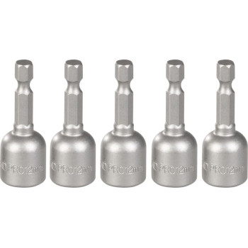 Head with magnet Strend Pro MS84, 12 mm, 1/4", magnetic bit holder, pack of 5