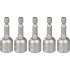Magnetiga pea Strend Pro MS84, 12 mm, 1/4", magnetiline bitihoidja, pakis 5 tk