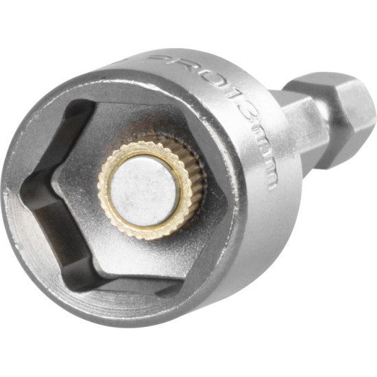 Magnetiga pea Strend Pro MS84, 13 mm, 1/4", magnetiline bitihoidja, pakis 5 tk