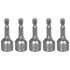 Головка саморезов с магнитом Strend Pro MS84, 13 мм, 1/4",  5 шт.