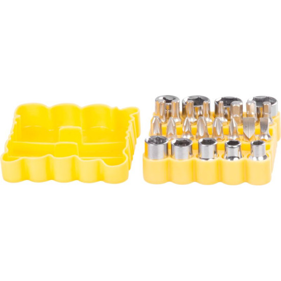 Screwdriver bit and socket set  27Pcs Strend Pro, + bit holder