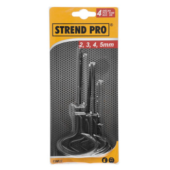 Комплект буравчиков Strend Pro, 2, 3, 4, 5мм