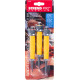 Strend Pro Premium Punch Set, 3-Piece, Bi-Material Handle, 1-2-3"/32" Strend Pro Premium Punch Set, 3-Piece, Bi-Material Handle, 1-2-3"/32"