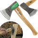 Felling axe 1000g Sandblaster, with wooden handle 400mm