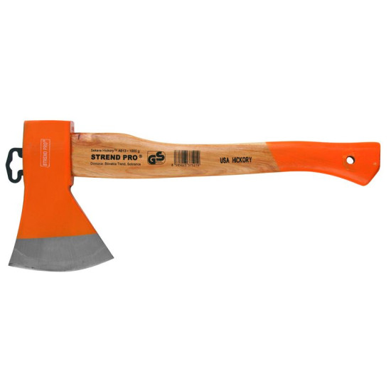 Spitting axe 1000g Strend Pro, wooden hickory handle 400mm, PROFESSIONAL Spitting axe 1000g Strend Pro, wooden hickory handle 400mm, PROFESSIONAL