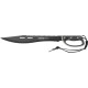 Strend Pro Tactical matšeete, kabuuriga, saega, käekaitsega, must, 61 cm