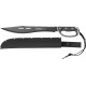 Strend Pro Tactical matšeete, kabuuriga, saega, käekaitsega, must, 61 cm