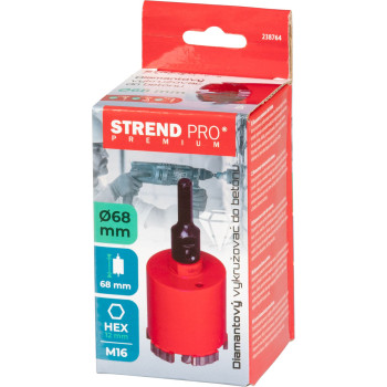 Hole Saw Strend Pro Premium, 68x68 mm, M16 thread, 5 teeth