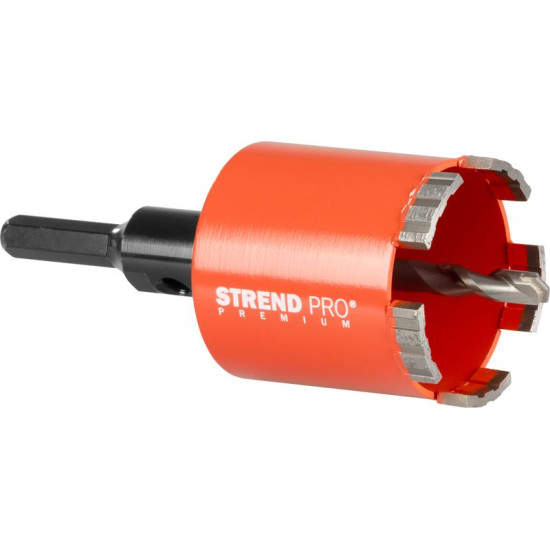 Hole Saw Strend Pro Premium, 68x68 mm, M16 thread, 5 teeth