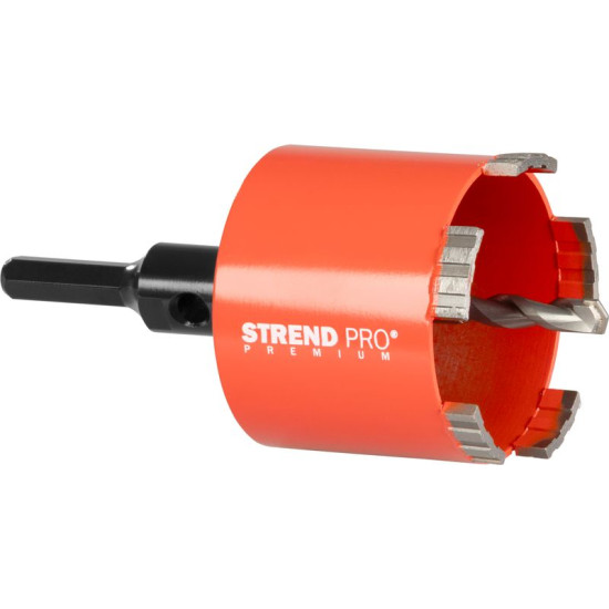 Hole Saw Crown Strend Pro Premium, 82x68 mm, M16 thread, 5 teeth