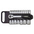 Tool and socket wrench set  19 pcs Honiton, 1/2", (8-19mm)