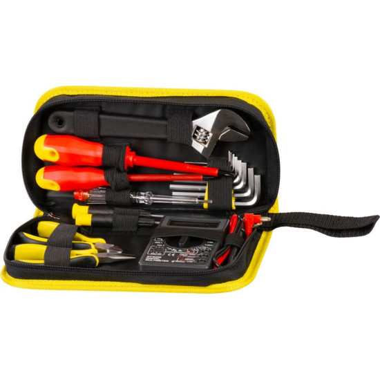Combination tools set 15pcs Strend Pro + multimeter