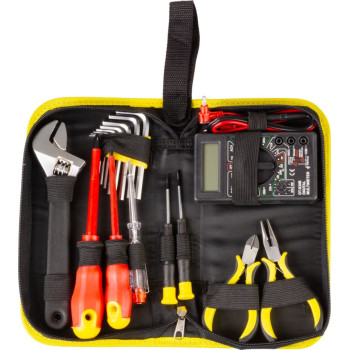 Combination tools set 15pcs Strend Pro + multimeter