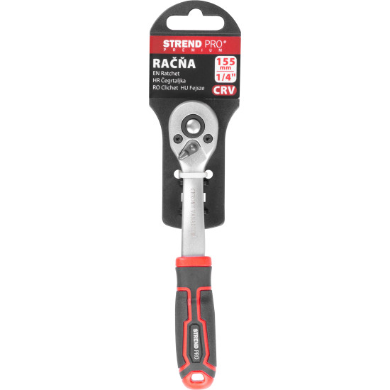 Põrkmehhanism Strend Pro Premium ComfortGrip DL300, 1/4", kangiga, 155 mm, 72z Põrkmehhanism Strend Pro Premium ComfortGrip DL300, 1/4", kangiga, 155 mm, 72z