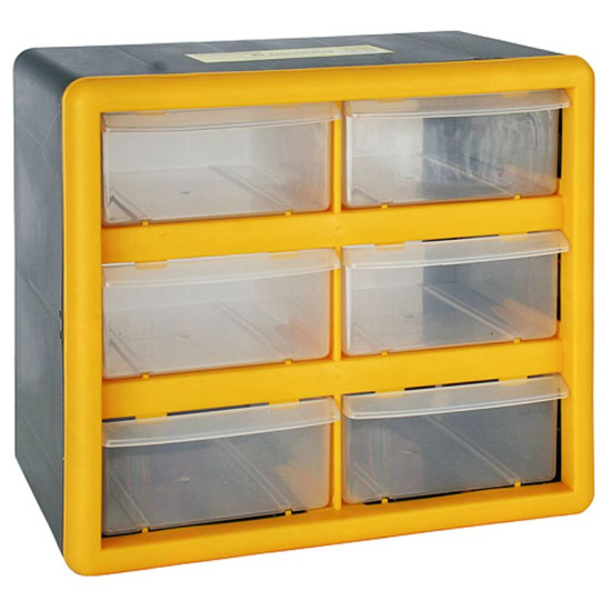 Настенный органайзер Strend Pro SBx3045-A, 6 ящиков, 26,5x16x23,5 см, макс. 12 кг Настенный органайзер Strend Pro SBx3045-A, 6 ящиков, 26,5x16x23,5 см, макс. 12 кг