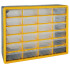 Plastic organizer  with 24pcs PVC boxes 500x160x390mm Strend Pro, max.28kg
