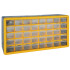 Plastic organizer with 40pcs PVC boxes 500x160x250mm Strend Pro, max.25kg
