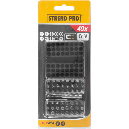 Otsikute komplekt 49 tk. Strend pro, сr-V, bitid+adapter