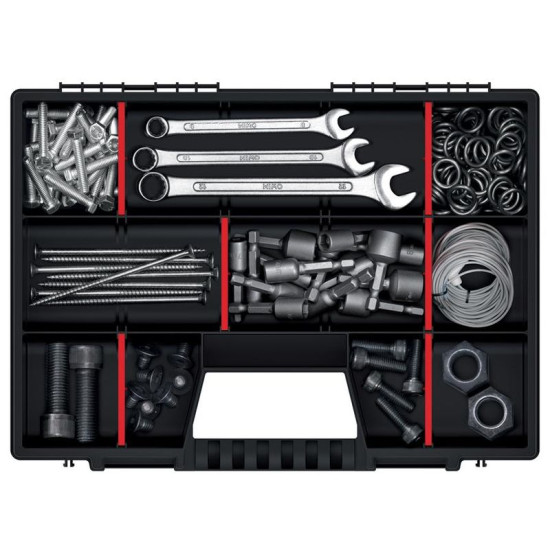 Plastic suitcase tool box NOR 650x290x390mm