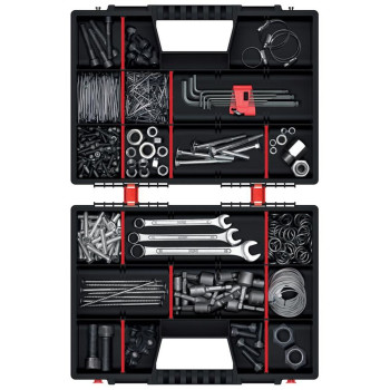 Korraldaja plastik NOR DUO 390x290x130mm