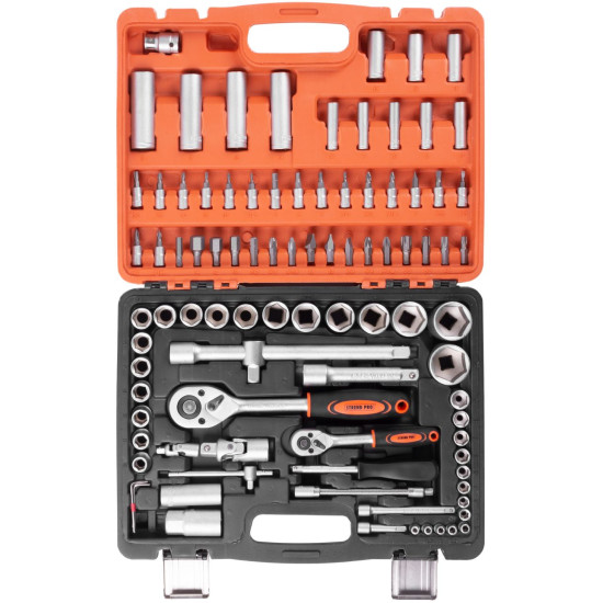 Tool set Strend Pro WT940, 94 pieces, bits, socket heads Tool set Strend Pro WT940, 94 pieces, bits, socket heads