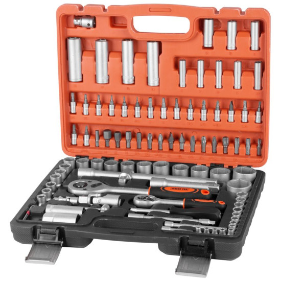 Tool set Strend Pro WT940, 94 pieces, bits, socket heads Tool set Strend Pro WT940, 94 pieces, bits, socket heads