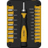 Screwdriver bit and socket set Strend Pro WT536, 18 dielna, bits, heads