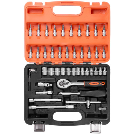 Tools set Strend Pro CUBE 246, 46 pcs, 1/4" Tools set Strend Pro CUBE 246, 46 pcs, 1/4"