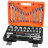 Tools set Strend Pro CUBE 237, 37 pcs, 1/2"