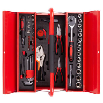 Tools set Strend Pro CUBE 264, 64 pcs, 1/2"+1/4"