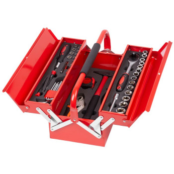 Tools set Strend Pro CUBE 264, 64 pcs, 1/2"+1/4"