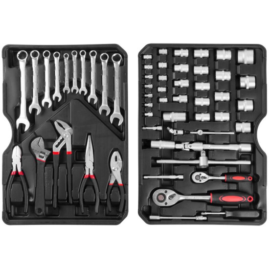 Tools set Strend Pro CUBE 870, 187 pcs