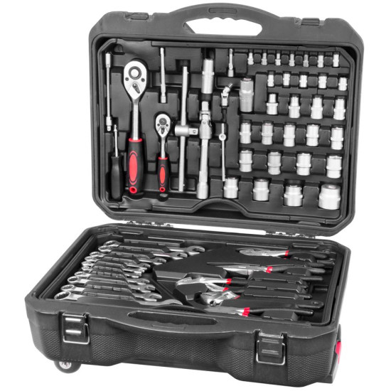 Tools set Strend Pro CUBE 870, 187 pcs