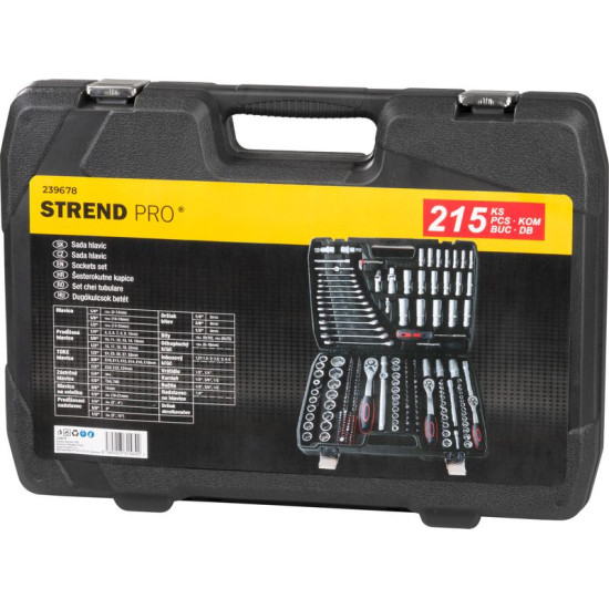 Tools set Strend Pro CUBE 221, 215 pcs 1/2"+1/4"+3/8" Tools set Strend Pro CUBE 221, 215 pcs 1/2"+1/4"+3/8"