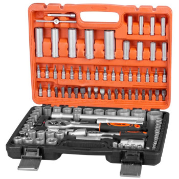 Tools set Strend Pro CUBE 210, 108 pcs, 1/4"