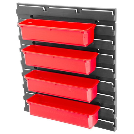 QBRICK® Organizer spare boxes, ONE Organizer M/L, 5-piece set, for the wall