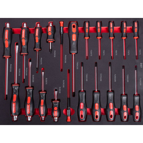 Strend Pro S239 socket, 21 workshop, screwdrivers, for workshop trolley Strend Pro S239 socket, 21 workshop, screwdrivers, for workshop trolley