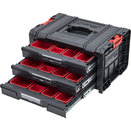 Box QBRICK® System PRO Toolbox Drawer 3 Expert, 3x drawer organizer Box QBRICK® System PRO Toolbox Drawer 3 Expert, 3x drawer organizer